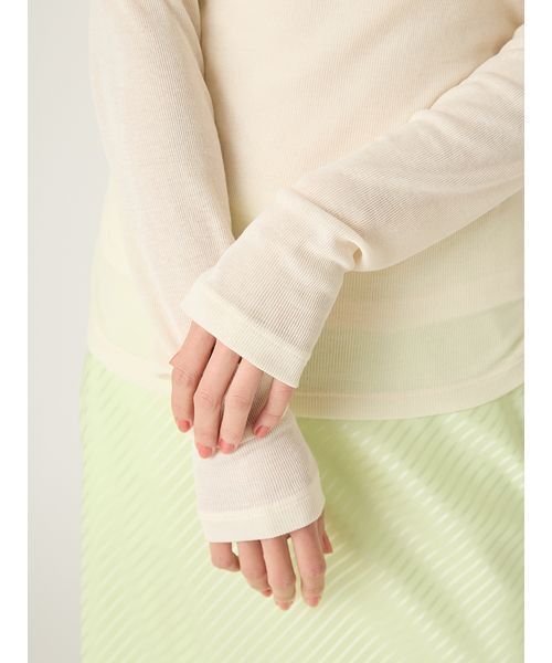 FRAY I.D（フレイアイディー）の「2WAYアンサンブルカットソー/ウォッシャブル（Tシャツ/カットソー・レディース・ミント/ライトブルー/アイボリー・F）」の10枚目の写真