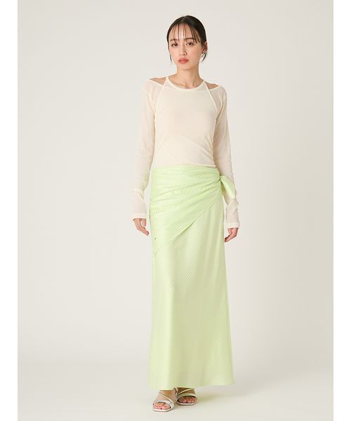 FRAY I.D（フレイアイディー）の「2WAYアンサンブルカットソー/ウォッシャブル（Tシャツ/カットソー・レディース・ミント/ライトブルー/アイボリー・F）」の15枚目の写真