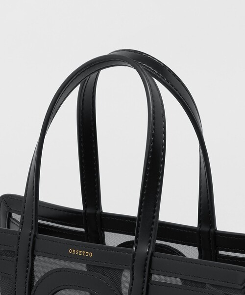 ORSETTO（オルセット）の「＜ORSETTO＞TULLE トートバッグ（トートバッグ・レディース・ブラック・FREE）」の7枚目の写真