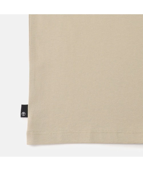 Timberland(ティンバーランド)の「スタック ロゴ 半袖 Tシャツ メンズ(Tシャツ/カットソー・メンズ・ベージュ・LARGE/MEDIUM/SMALL/X-LARGE/XX-LARGE)」の6枚目の写真