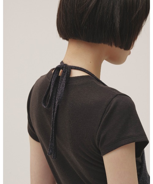 TODAYFUL（トゥデイフル）の「Halterneck Peplum Knit（ニット