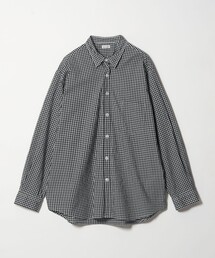 セール】＜Steven Alan＞ ポプリン グラフチェック レギュラーカラー