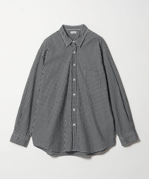 Steven Alan＞ リバティ ギンガムチェック リバースシーム シャツ