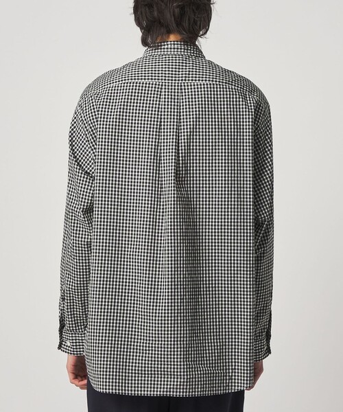Steven Alan＞ リバティ ギンガムチェック リバースシーム シャツ