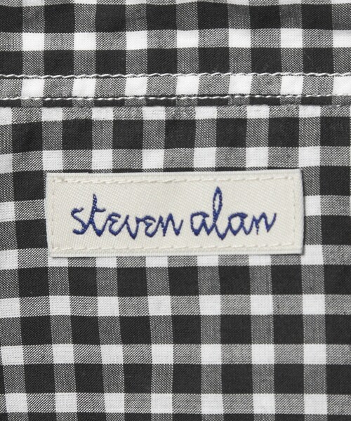 Steven Alan(スティーブンアラン)の「<Steven Alan> リバティ ギンガムチェック リバースシーム シャツ LOOSE(シャツ/ブラウス・メンズ・ブラック/イエロー・S/M/L/XL)」の15枚目の写真
