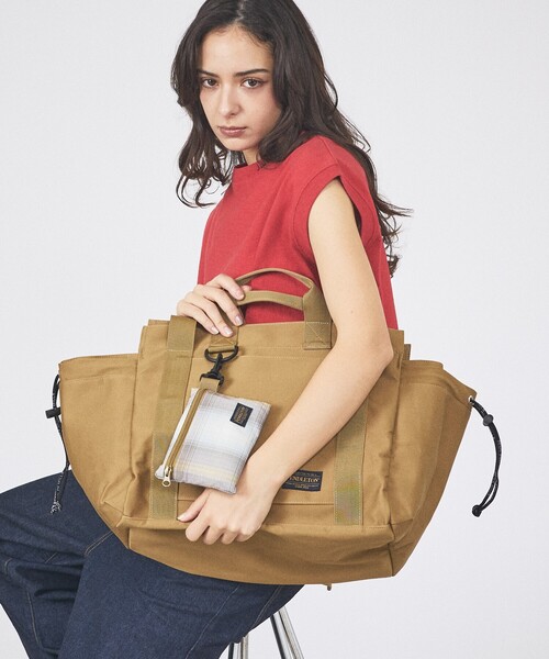PENDLETON（ペンドルトン）の「【PENDLETON / ペンドルトン】PDT-IMR-261001 稲葉 真理恵さん × ペンドルトン マザーズバッグ / ユニセックス /【WEB限定】（トートバッグ・レディース・ブラック/カーキ/キャメル・フリー）」の3枚目の写真