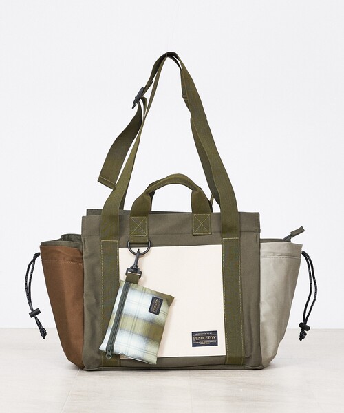 PENDLETON（ペンドルトン）の「【PENDLETON / ペンドルトン】PDT-IMR-261001 稲葉 真理恵さん × ペンドルトン マザーズバッグ / ユニセックス /【WEB限定】（トートバッグ・レディース・ブラック/カーキ/キャメル・フリー）」の21枚目の写真