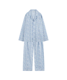 LUNALUZ STUDIO（ルナルス）の「男性ラジュリコットン長袖カラー付き2ピースパジャマ（ルームウェア/パジャマ）」