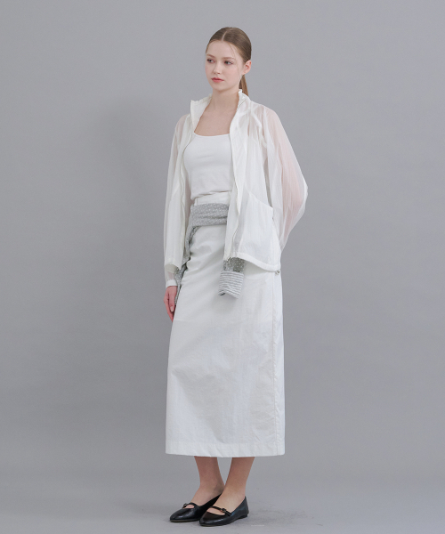 MICANE（ミケーネ）の「サバスタンダードフィットロングスカート（スカート・レディース・ブラック/アイボリー・X-SMALL/SMALL/MEDIUM/LARGE/X-LARGE/XX-LARGE）」の9枚目の写真