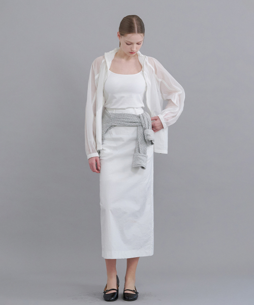 MICANE（ミケーネ）の「サバスタンダードフィットロングスカート（スカート・レディース・ブラック/アイボリー・X-SMALL/SMALL/MEDIUM/LARGE/X-LARGE/XX-LARGE）」の10枚目の写真