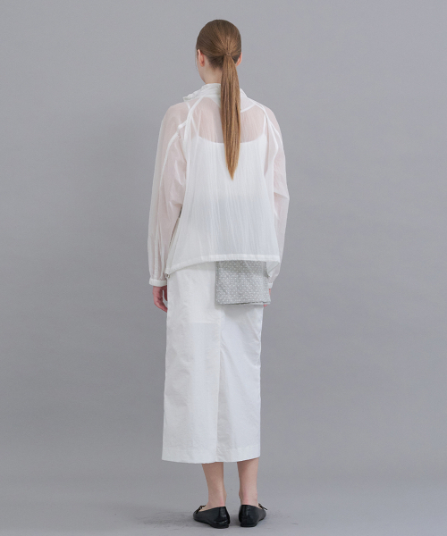 MICANE（ミケーネ）の「サバスタンダードフィットロングスカート（スカート・レディース・ブラック/アイボリー・X-SMALL/SMALL/MEDIUM/LARGE/X-LARGE/XX-LARGE）」の12枚目の写真