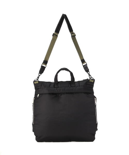 AVIREX（アヴィレックス）の「FLIGHT NYLON "MEDIUM HELMET BAG" / フライト ナイロン ミディアム ヘルメットバッグ / AVIREX / アヴィレックス（ショルダーバッグ・メンズ・その他10/ブラック・F）」の5枚目の写真