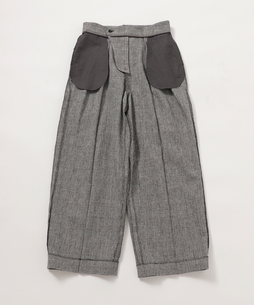 journal standard L'essage（ジャーナルスタンダードレサージュ）の「【金子綾さん着用】ツイードグレンチェックパンツ（スラックス・レディース・ブラック系その他・38/36）」の17枚目の写真