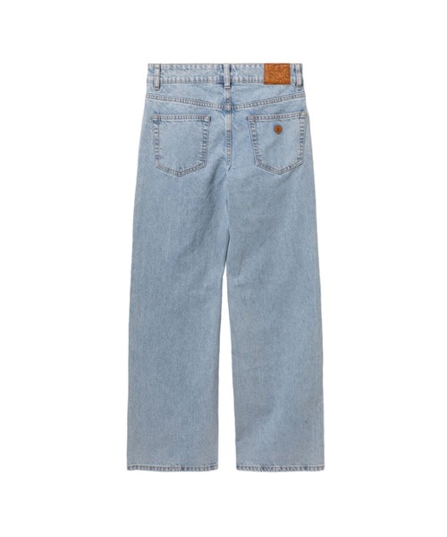 A BATHING APE(アベイシングエイプ)の「PU BADGE WASHED STRAIGHT CUT JEANS(デニムパンツ・レディース・ライトインディゴブルー/インディゴブルー・SMALL/X-SMALL)」の4枚目の写真