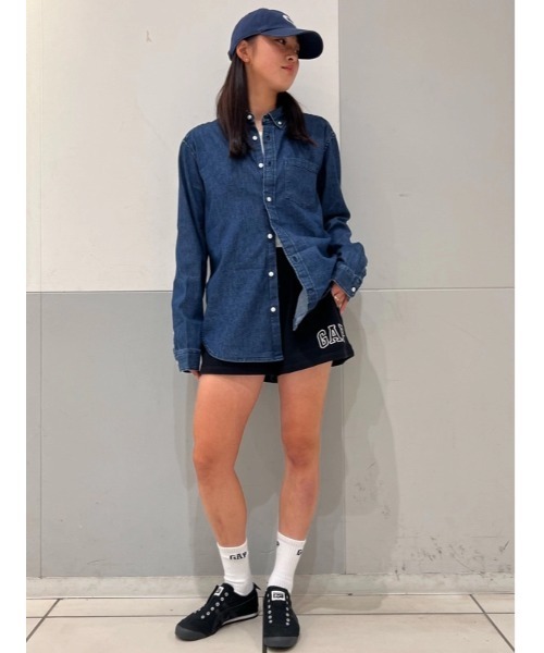GAP(ギャップ)の「デニム ポケットシャツ(シャツ/ブラウス・メンズ・インディゴブルー・XS/S/M/L/XL)」の8枚目の写真