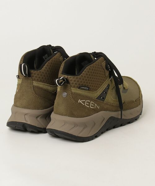 KEEN(キーン)の「HIGHTRAIL MID WP / ハイトレイル ミッド ウォータープルーフ / メンズ 防水シューズ(スニーカー・メンズ・オリーブ・25.5cm/26cm/26.5cm/27cm/27.5cm/28cm/28.5cm/29cm/25cm)」の2枚目の写真