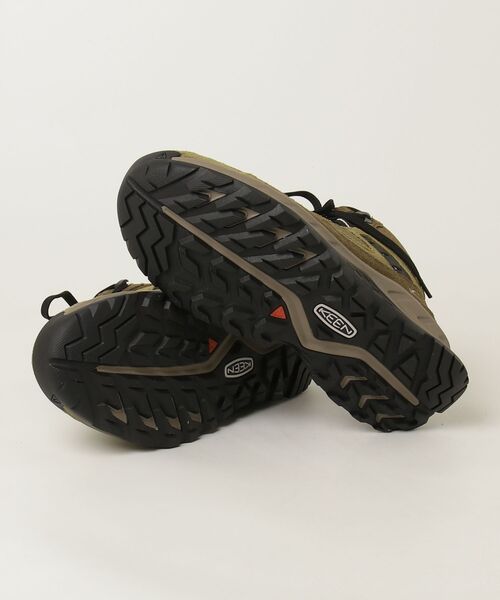 KEEN(キーン)の「HIGHTRAIL MID WP / ハイトレイル ミッド ウォータープルーフ / メンズ 防水シューズ(スニーカー・メンズ・オリーブ・25.5cm/26cm/26.5cm/27cm/27.5cm/28cm/28.5cm/29cm/25cm)」の3枚目の写真