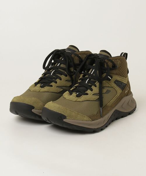 KEEN(キーン)の「HIGHTRAIL MID WP / ハイトレイル ミッド ウォータープルーフ / メンズ 防水シューズ(スニーカー・メンズ・オリーブ・25.5cm/26cm/26.5cm/27cm/27.5cm/28cm/28.5cm/29cm/25cm)」の9枚目の写真