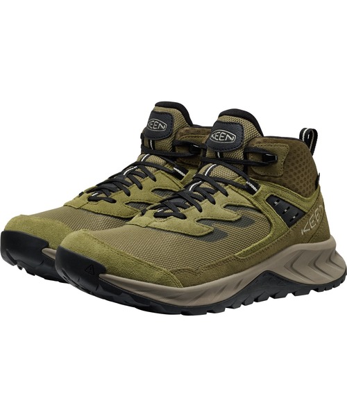 KEEN(キーン)の「HIGHTRAIL MID WP / ハイトレイル ミッド ウォータープルーフ / メンズ 防水シューズ(スニーカー・メンズ・オリーブ・25.5cm/26cm/26.5cm/27cm/27.5cm/28cm/28.5cm/29cm/25cm)」の4枚目の写真