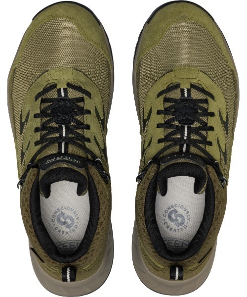 KEEN(キーン)の「HIGHTRAIL MID WP / ハイトレイル ミッド ウォータープルーフ / メンズ 防水シューズ(スニーカー・メンズ・オリーブ・25.5cm/26cm/26.5cm/27cm/27.5cm/28cm/28.5cm/29cm/25cm)」の6枚目の写真