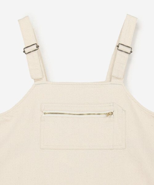 DANTON（ダントン）の「DANTON | カツラギコットン サロペットスカート WOMEN（ジャンパースカート・レディース・アイボリー・36）」の8枚目の写真