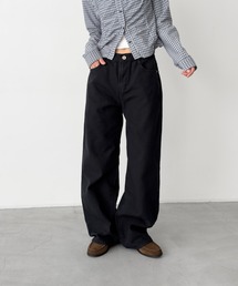 CANAL JEAN | El mar キャンバスストレートパンツ(その他パンツ)