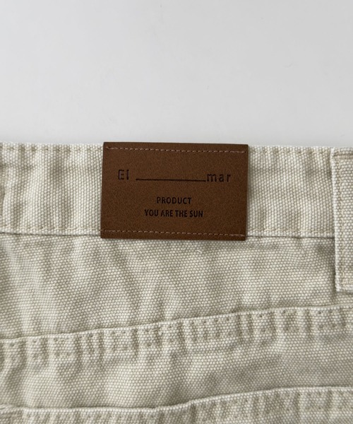 CANAL JEAN（キャナルジーン）の「El mar　キャンバスストレートパンツ（その他パンツ・レディース・ライトベージュ/ブラック・MEDIUM/SMALL）」の17枚目の写真
