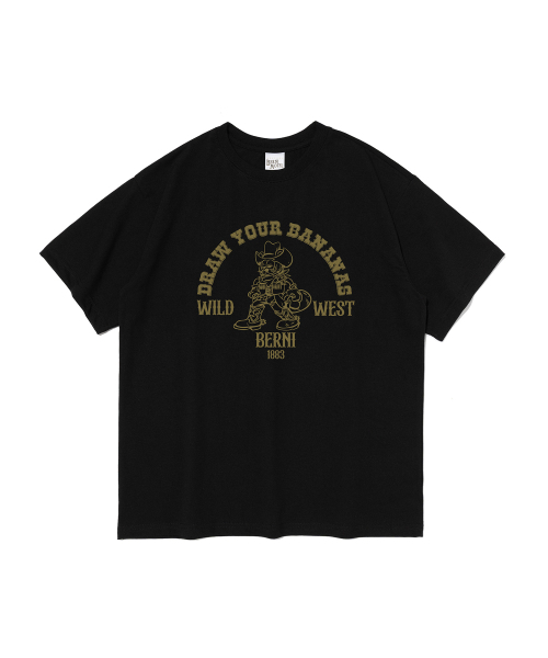 BERNI(ベルニ)の「ワイルドウェスト 半袖Tシャツ (ブラック)(Tシャツ/カットソー・レディース・その他・SMALL/MEDIUM/LARGE/X-LARGE/2XL)」の1枚目の写真