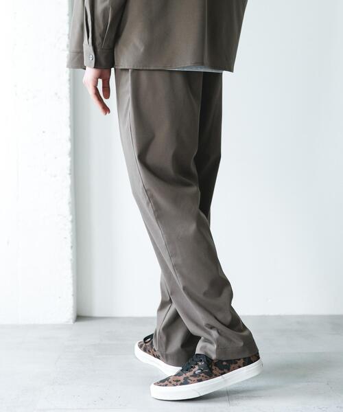 URBAN RESEARCH DOORS（アーバンリサーチドアーズ）の「ウールライクイージートラウザー（その他パンツ・メンズ・ブラウン/グレー系その他・LARGE/MEDIUM）」の4枚目の写真
