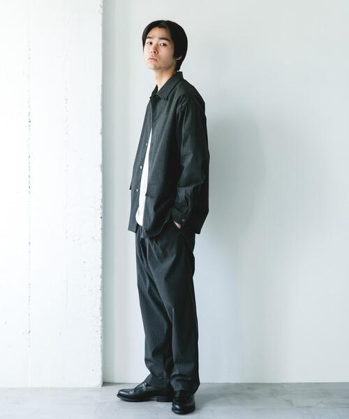 URBAN RESEARCH DOORS（アーバンリサーチドアーズ）の「ウールライクイージートラウザー（その他パンツ・メンズ・ブラウン/グレー系その他・LARGE/MEDIUM）」の20枚目の写真