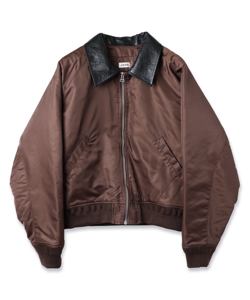 Jieda（ジエダ）の「Thinsulate 2WAY BOMBER JACKET（ミリタリージャケット・メンズ・ブラウン/ブラック・2/1）」の7枚目の写真
