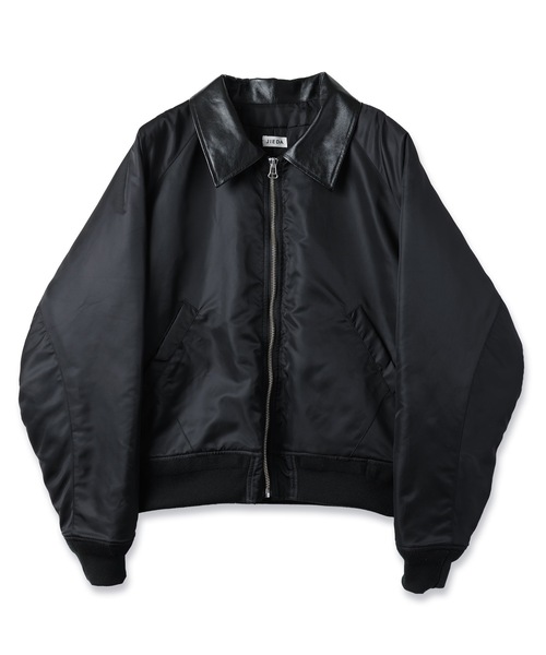 Jieda（ジエダ）の「Thinsulate 2WAY BOMBER JACKET（ミリタリージャケット・メンズ・ブラウン/ブラック・2/1）」の10枚目の写真