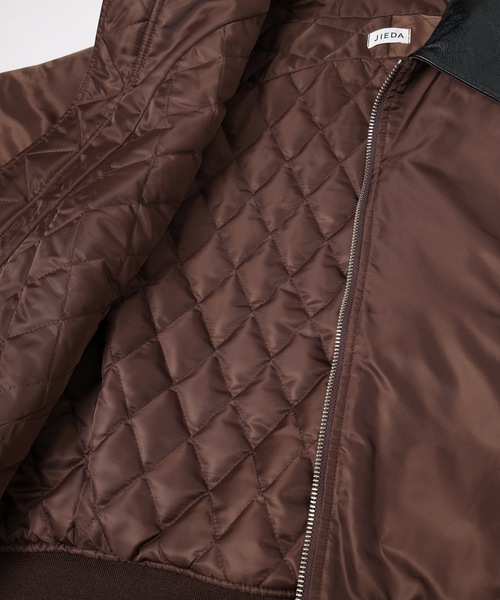 Jieda（ジエダ）の「Thinsulate 2WAY BOMBER JACKET（ミリタリージャケット・メンズ・ブラウン/ブラック・2/1）」の19枚目の写真