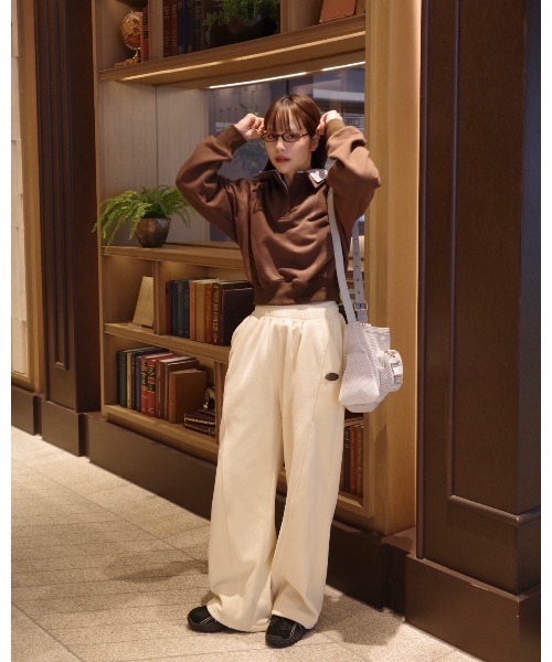 JUMELLE（ジュメロ）の「ムード配色スウェット（スウェット・レディース・グレー/ブラウン・FREE）」の13枚目の写真