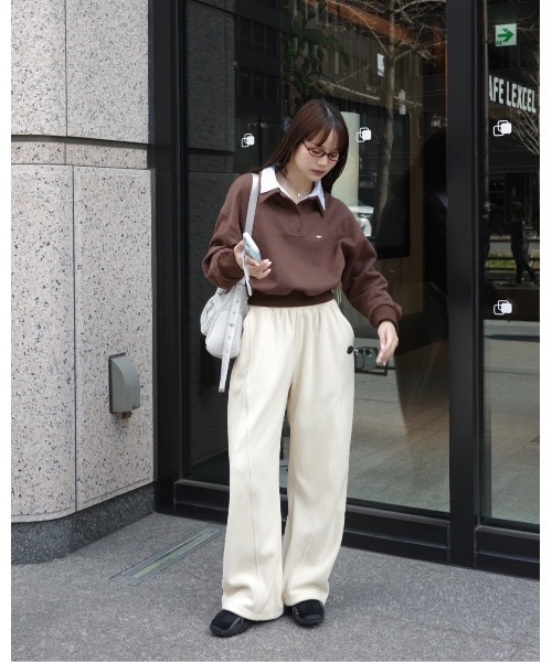 JUMELLE（ジュメロ）の「ムード配色スウェット（スウェット・レディース・グレー/ブラウン・FREE）」の19枚目の写真