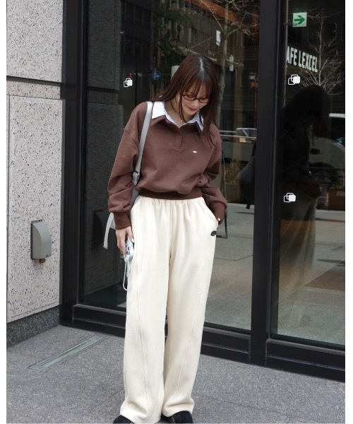 JUMELLE（ジュメロ）の「ムード配色スウェット（スウェット・レディース・グレー/ブラウン・FREE）」の20枚目の写真