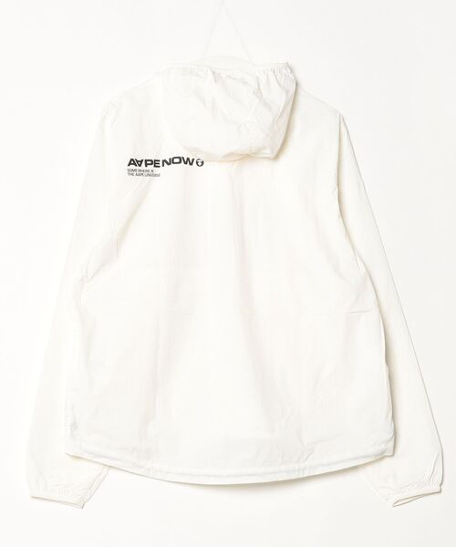 AAPE BY A BATHING APE(エーエイプバイアベイシングエイプ)の「AAPE NOW NYLON JACKET(ナイロンジャケット・メンズ・ブラック/アイボリー/ライトピンク・SMALL/X-LARGE/MEDIUM/LARGE)」の20枚目の写真