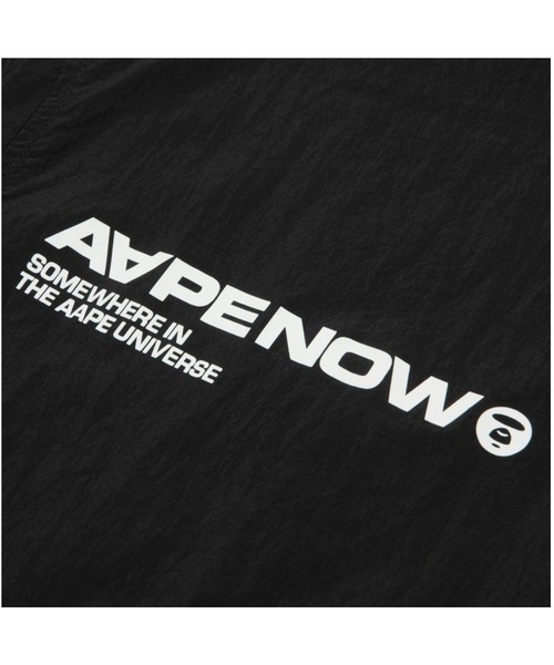 AAPE BY A BATHING APE(エーエイプバイアベイシングエイプ)の「AAPE NOW NYLON JACKET(ナイロンジャケット・メンズ・ブラック/アイボリー/ライトピンク・SMALL/X-LARGE/MEDIUM/LARGE)」の10枚目の写真