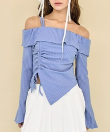 フレア オフショルダー」に該当するトップスファッション通販 - ZOZOTOWN