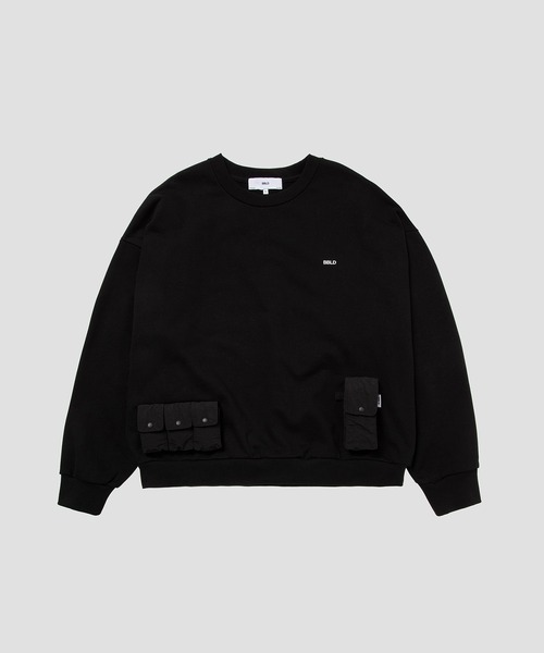 BBLD(ビービーエルディー)の「CREW SWEAT(スウェット・メンズ・ブルー/グリーン/ピンク/ブラック/オレンジ・XL/L/M/S)」の1枚目の写真