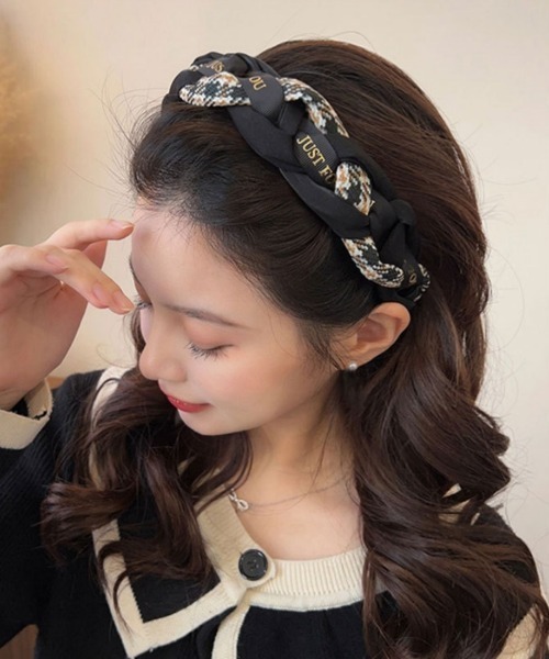 バイカラーヘアバンド バイカラーカチューシャ 大人（カチューシャ