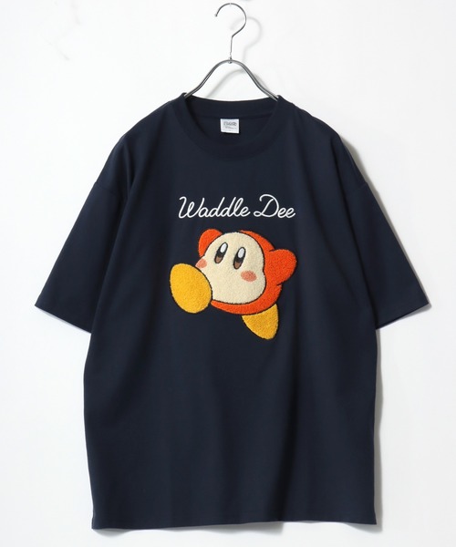 MARUKAWA（マルカワ）の「2026SS Kirby’s Dream Land/星のカービィ ワドルディ サガラ刺繍半袖Tシャツ レディース メンズ（Tシャツ/カットソー・レディース・ネイビー/グリーン/アッシュグレー/ブラック・M/L/LL）」の8枚目の写真