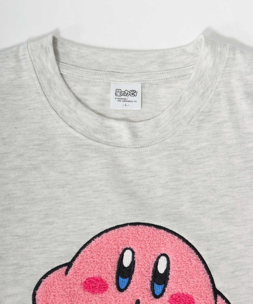 MARUKAWA（マルカワ）の「2026SS Kirby’s Dream Land/星のカービィ ワドルディ サガラ刺繍半袖Tシャツ レディース メンズ（Tシャツ/カットソー・レディース・ネイビー/グリーン/アッシュグレー/ブラック・M/L/LL）」の10枚目の写真