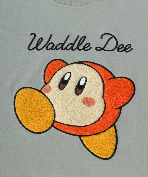 MARUKAWA（マルカワ）の「2026SS Kirby’s Dream Land/星のカービィ ワドルディ サガラ刺繍半袖Tシャツ レディース メンズ（Tシャツ/カットソー・レディース・ネイビー/グリーン/アッシュグレー/ブラック・M/L/LL）」の14枚目の写真