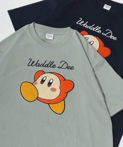 MARUKAWA（マルカワ）の「2026SS Kirby’s Dream Land/星のカービィ ワドルディ サガラ刺繍半袖Tシャツ レディース メンズ（Tシャツ/カットソー・レディース・ネイビー/グリーン/アッシュグレー/ブラック・M/L/LL）」の17枚目の写真