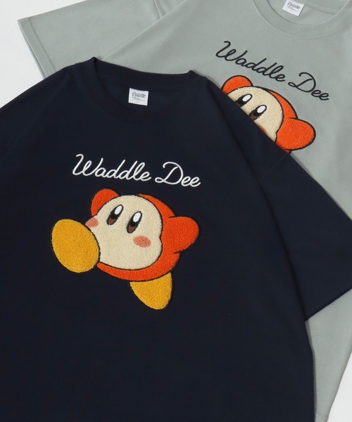 MARUKAWA（マルカワ）の「2026SS Kirby’s Dream Land/星のカービィ ワドルディ サガラ刺繍半袖Tシャツ レディース メンズ（Tシャツ/カットソー・レディース・ネイビー/グリーン/アッシュグレー/ブラック・M/L/LL）」の16枚目の写真