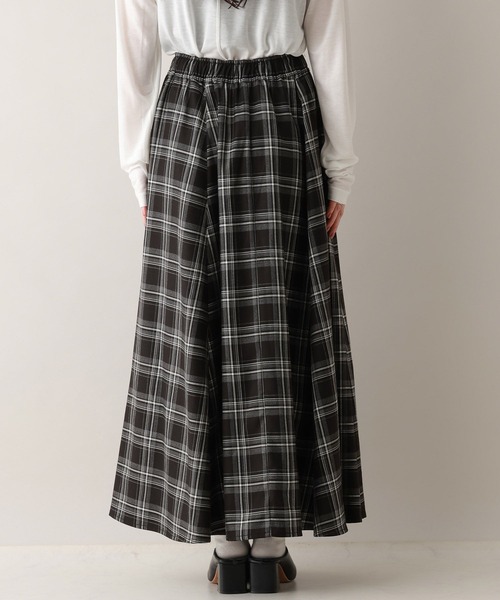 RAGEBLUE（レイジブルー）の「＜POLO BCS/ポロ・ビーシーエス＞別注/ボリュームタックフレアスカート（スカート・レディース・ライトベージュ/ブラック系/グレー・FREE）」の22枚目の写真