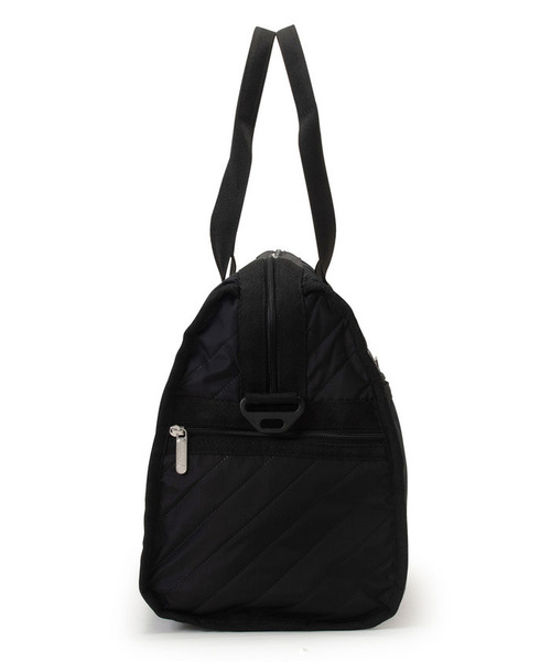 LeSportsac(レスポートサック)の「DELUXE MED WEEKENDER ラインデボスブラック(ボストンバッグ・レディース・ブラック・FREE)」の8枚目の写真