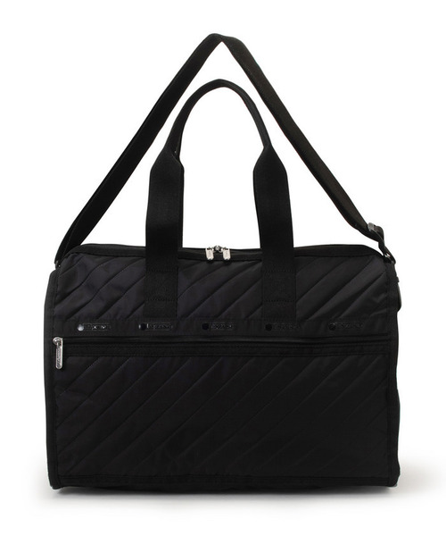 LeSportsac(レスポートサック)の「DELUXE MED WEEKENDER ラインデボスブラック(ボストンバッグ・レディース・ブラック・FREE)」の10枚目の写真