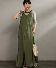 DANTON | ［DANTON/ダントン］ナイロンタフタ Aライン キャミワンピース(ワンピース)